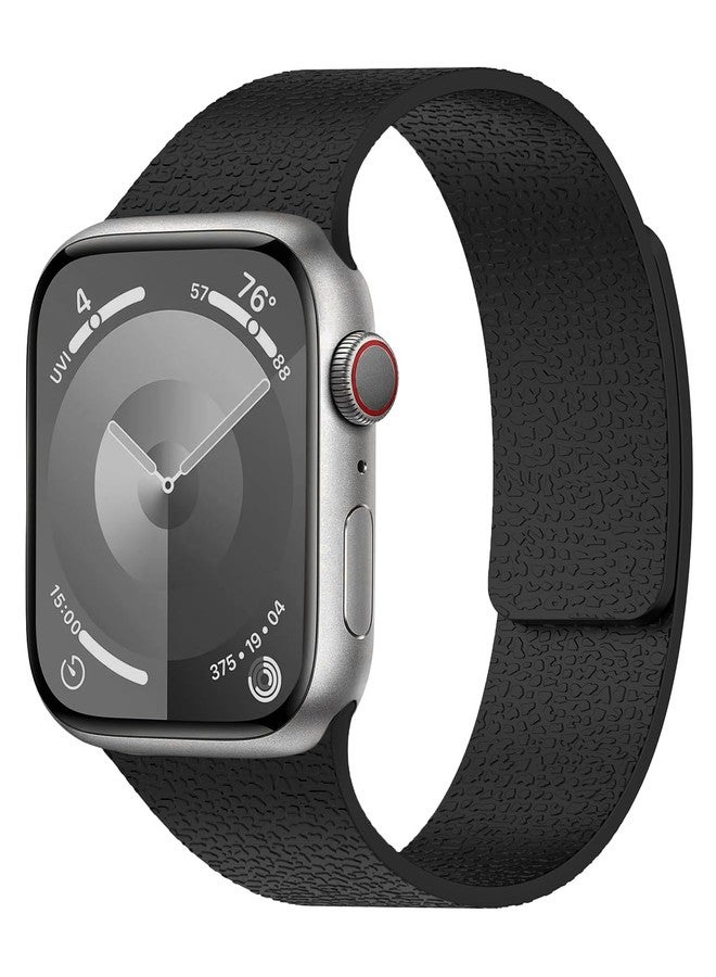 BandSmith Magnetic Silicone Band Compatible with Apple Watch Band 38mm 40mm 41mm 42mm 44mm 45mm 46mm 49mm Women Men, Soft Waterproof Sport Strap for iWatch Series 11 10 9 8 7 6 5 4 3 2 1 SE Ultra - Image 1