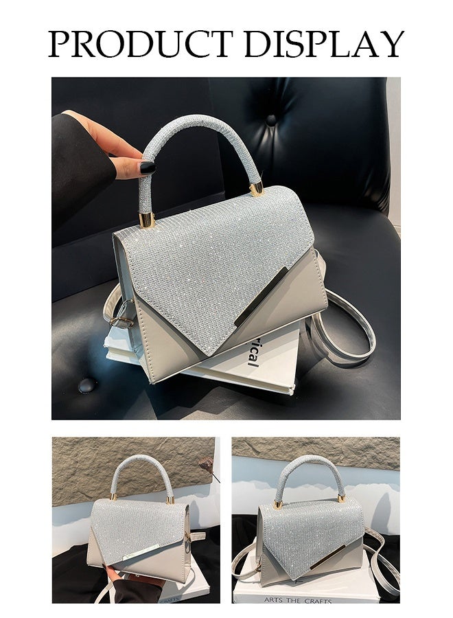DUNISO حقيبة ساتشيل بمقبض ريترو، حقيبة كروس بودي صغيرة مربعة، مناسبة للتسوق، الحفلات، الولائم، السفر، إلخ، حقيبة مسائية عصرية، حقيبة كوكتيل - Image 5