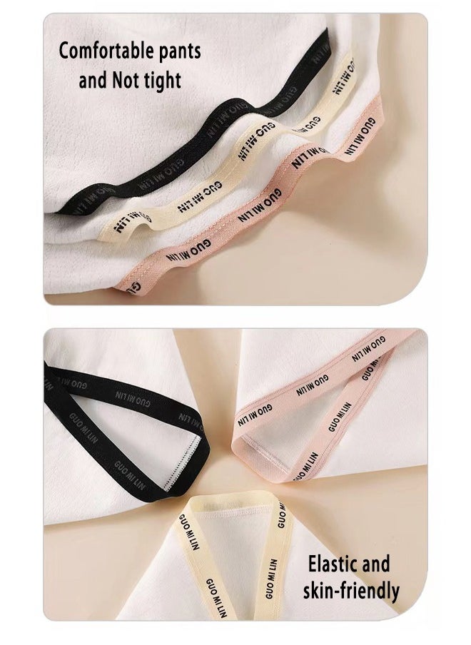 Zeemey - Zeemey 5-Piece Cotton Sport Bikini Breathable Panties Low Waist Fashionable Ladies Charming Thick Bottom - Image 1
