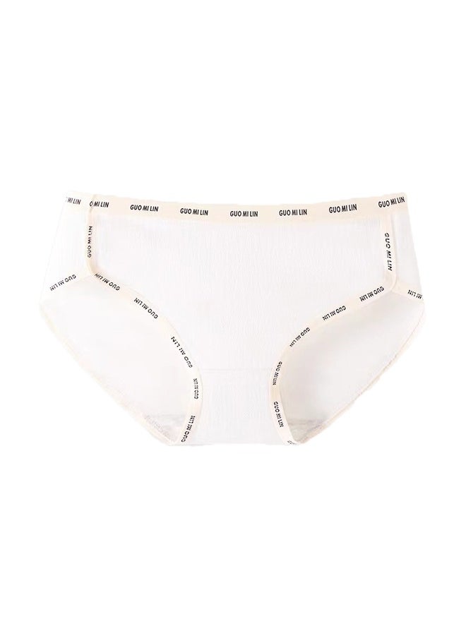 Zeemey - Zeemey 5-Piece Cotton Sport Bikini Breathable Panties Low Waist Fashionable Ladies Charming Thick Bottom - Image 1