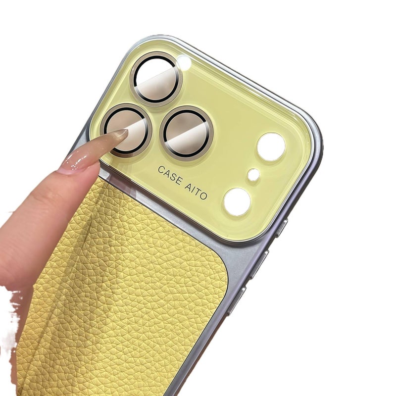 غطاء واقي | مقاوم للصدمات لـ iPhone 14 / 14 Plus / 14 Pro / 14 Pro Max | حماية من السقوط | تغطية كاملة | ملمس جلد - Image 4