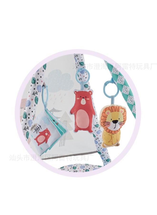 alt Baby Animal Tent Blanket Children's Indoor Playhouse Crawling Mat With Pillows Play House Toys Fitness Rack Early Education - Image 3