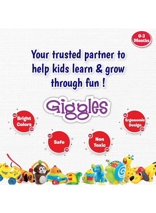 giggles L Giggles - Stacking Drums, Multicolour Stacking Blocks With Animals, Helps To Sort,Stack And Nest, 12 Months & Above, Infant And Preschool Toys - Image 2