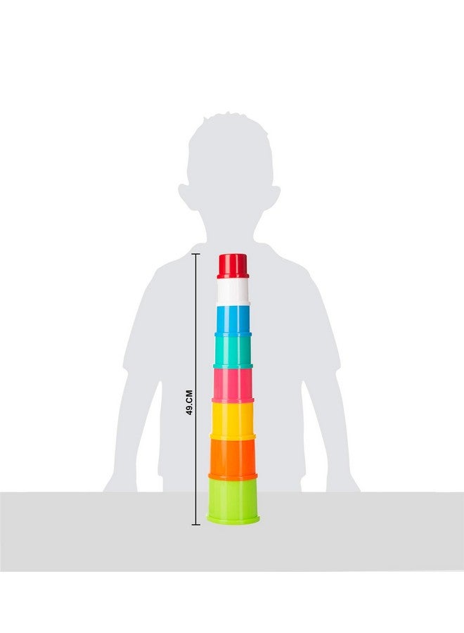 giggles L Giggles - Stacking Drums, Multicolour Stacking Blocks With Animals, Helps To Sort,Stack And Nest, 12 Months & Above, Infant And Preschool Toys - Image 3