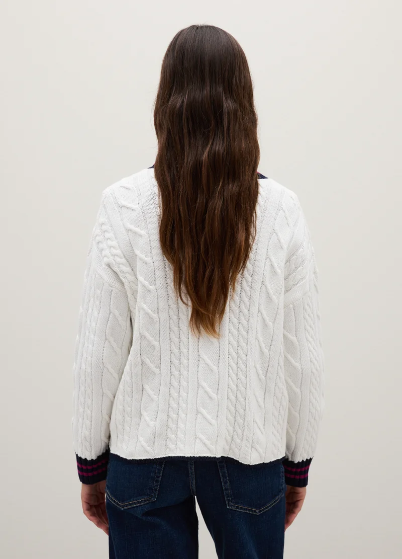 Ovs MULTICOLOR PURE COTTON CARDIGAN REGULAR FIT