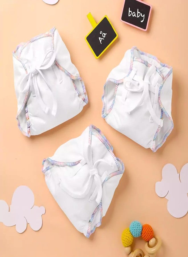 SuperBottoms DryFeel Baby Langot 0-6 months l Organic Cotton Modern Baby Nappy l Mess-free Langot with Gentle Elastics l Super DryFeel Top Layer l Diaper-free Time Essential | 3 Pack - Image 2