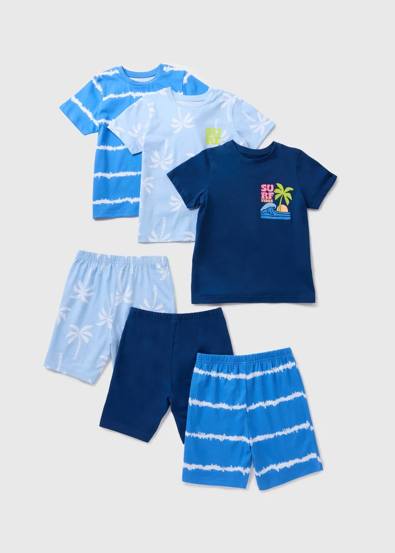 Matalan OB 3PK PALM BLUE