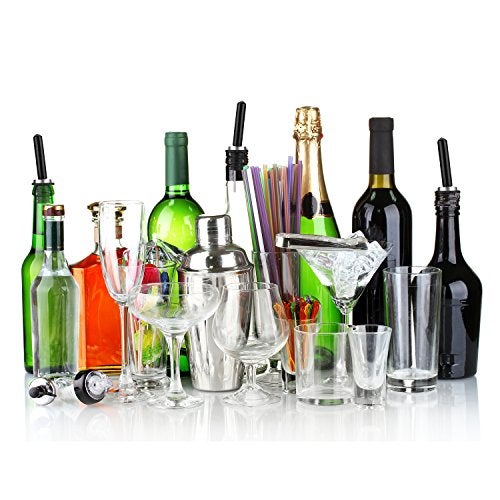 eBoot Black Rubber Pourer Cap Liquor Bottle Pourer Cover Dispenser Spout Dust Covers (48) - Image 2