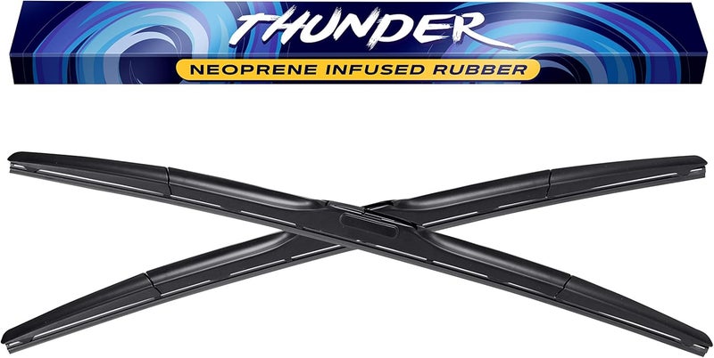 Spearhead THUNDER 26" + 14" Hybrid Wiper Blades with Neoprene Infused Rubber - Image 1