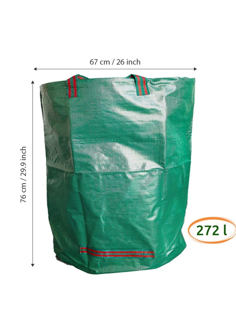 SOLARAE Garden Waste Bags for Collecting Leaves, Large Yard Dustpan, Reusable Garden Sacks with Handles, Plant waste grass, and Leaves - Garden Bin Bags, Garden Clippings Bags, Leaf Container - Image 1