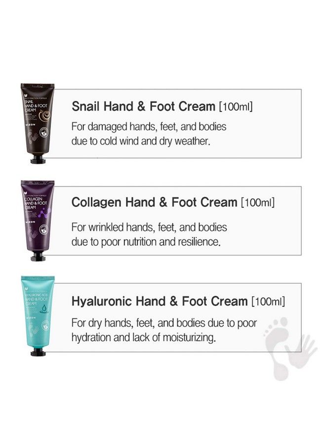 MIZON Hand Cream For Dry Cracked Hands Moisturizing And Soothing Hand Cream With Snail Ingredients For Dry Skin Dry Hands Elbows And Heel Soothing Cracked Skin Repair 100Ml 3.38 Fl Oz - Image 5