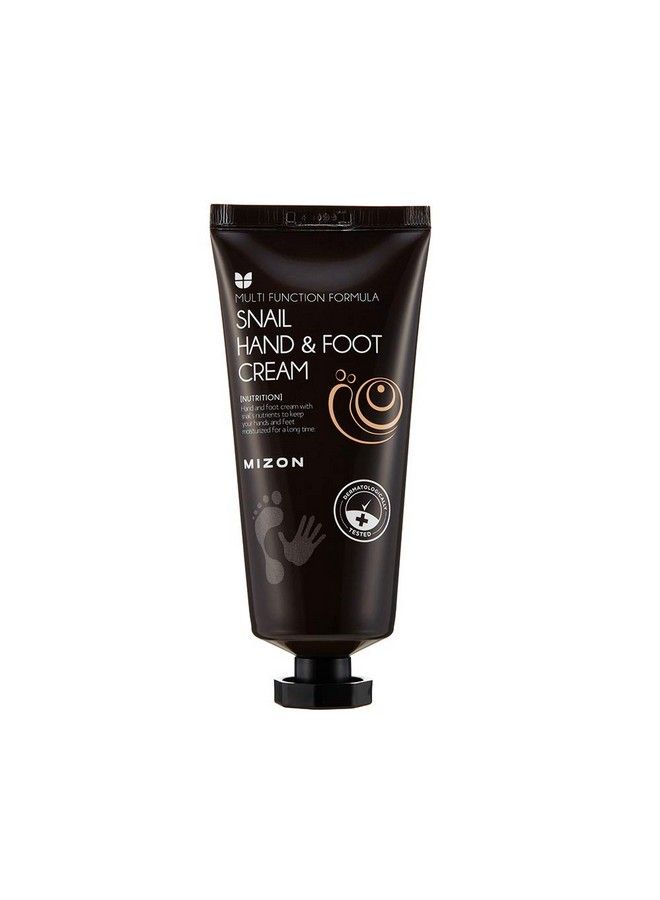 MIZON Hand Cream For Dry Cracked Hands Moisturizing And Soothing Hand Cream With Snail Ingredients For Dry Skin Dry Hands Elbows And Heel Soothing Cracked Skin Repair 100Ml 3.38 Fl Oz - Image 2