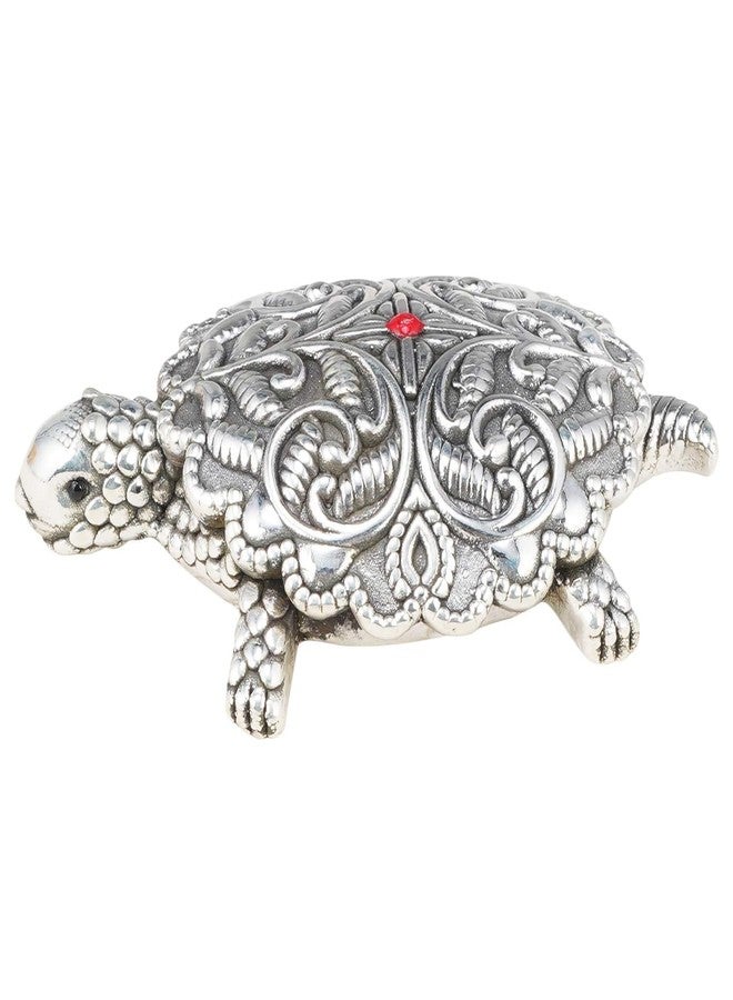 DHRUVS COLLECTION 999 Silver Tortoise, Turtle for Home, Temple, Pooja Room & Good Luck Gift - 11 Grams - Image 2