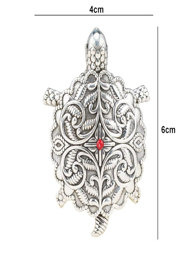 DHRUVS COLLECTION 999 Silver Tortoise, Turtle for Home, Temple, Pooja Room & Good Luck Gift - 11 Grams - Image 5