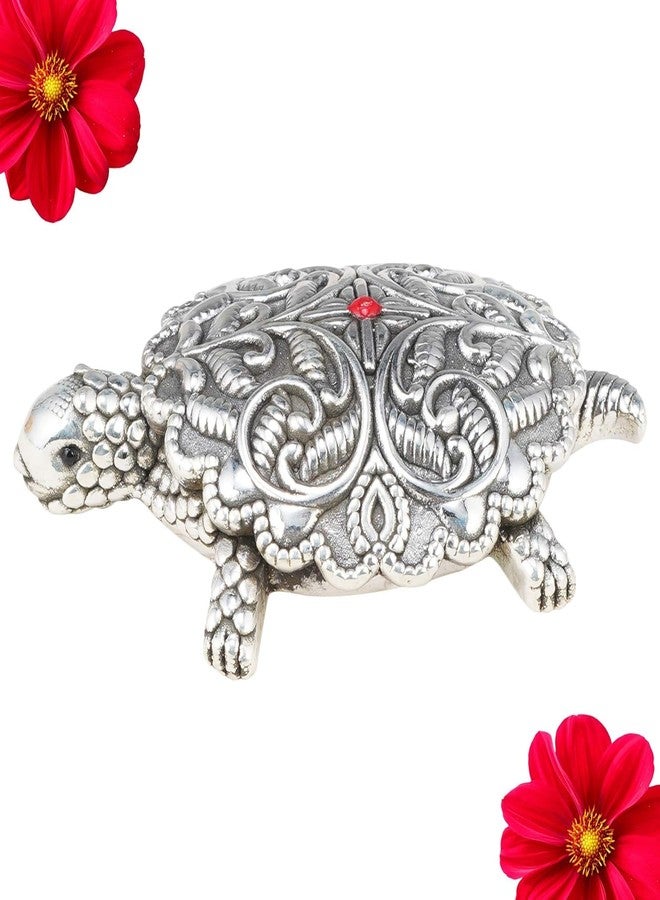 DHRUVS COLLECTION 999 Silver Tortoise, Turtle for Home, Temple, Pooja Room & Good Luck Gift - 11 Grams - Image 4