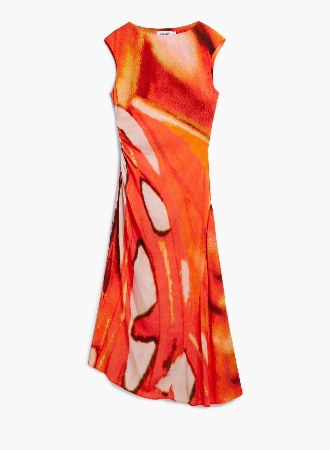 DESIGUAL Draped Long Dress