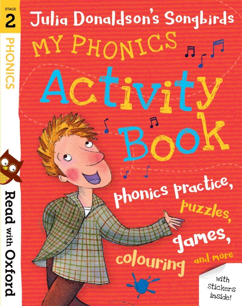 Read with Oxford: Stage 2: Julia Donaldson's Songbirds: My Phonics Activity Book - Image 1