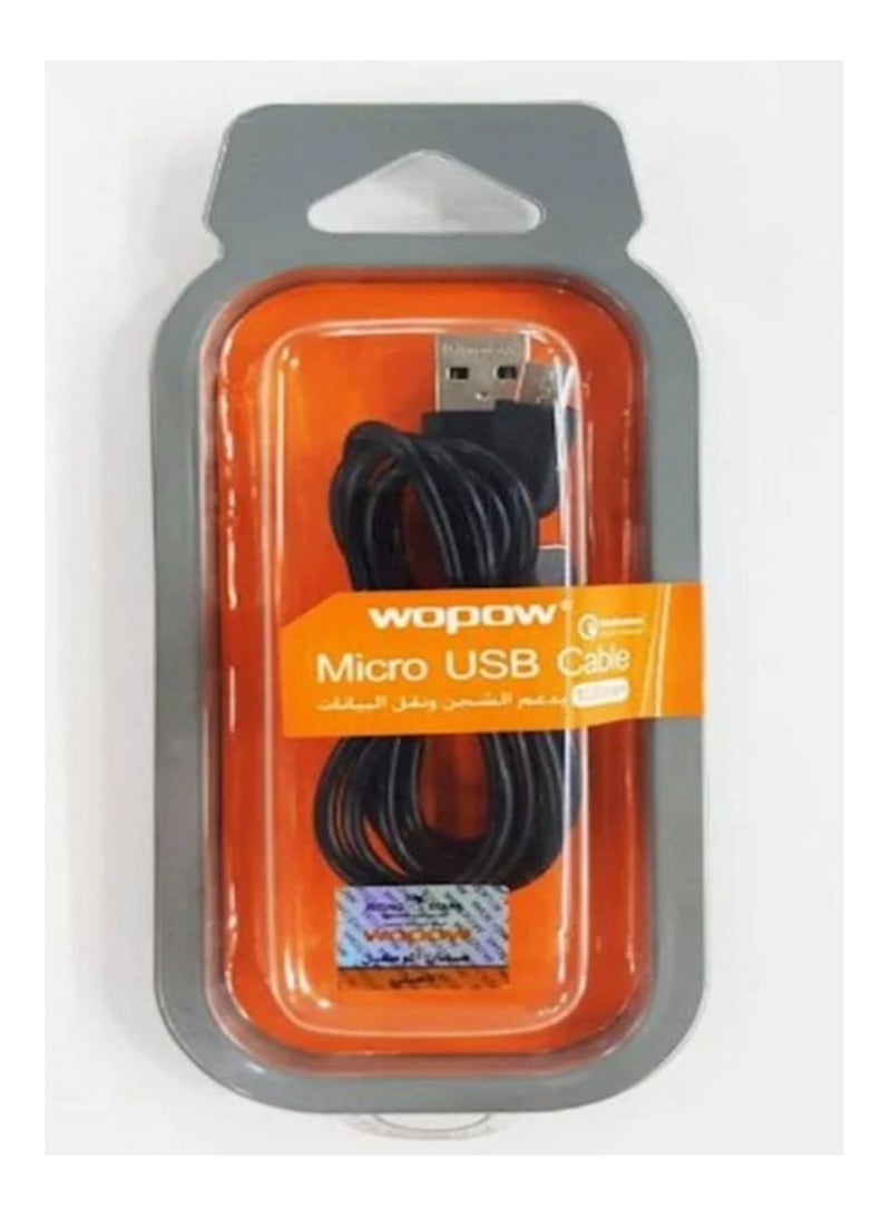 وبو كابل بمنفذ 1m Micro USB للهواتف التي تعمل بنظام الاندرويد