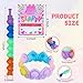 JDSTY 24 Packs Valentine Day Party Favors Kids Heart Pop Fidget Toys Bulk Bracelets Cards for Kids School Classroom Prizes Valentines School Class Exchange Cards and Kids Party Favors - Image 4