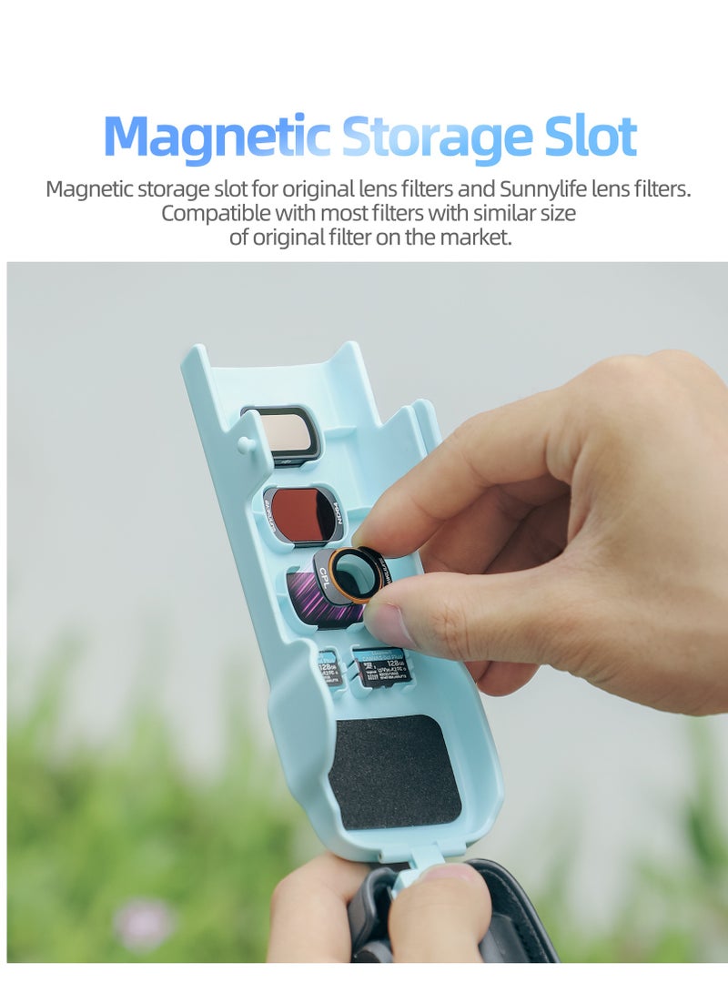 SUNNY LIFE Colorful Protective Lid for DJI OSMO Pocket 3,Silicone Protective Case Cover, Tempered Glass Screen Protector, Lens Protector  - Image 3