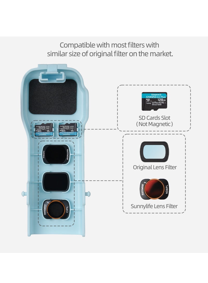 SUNNY LIFE Colorful Protective Lid for DJI OSMO Pocket 3,Silicone Protective Case Cover, Tempered Glass Screen Protector, Lens Protector  - Image 4