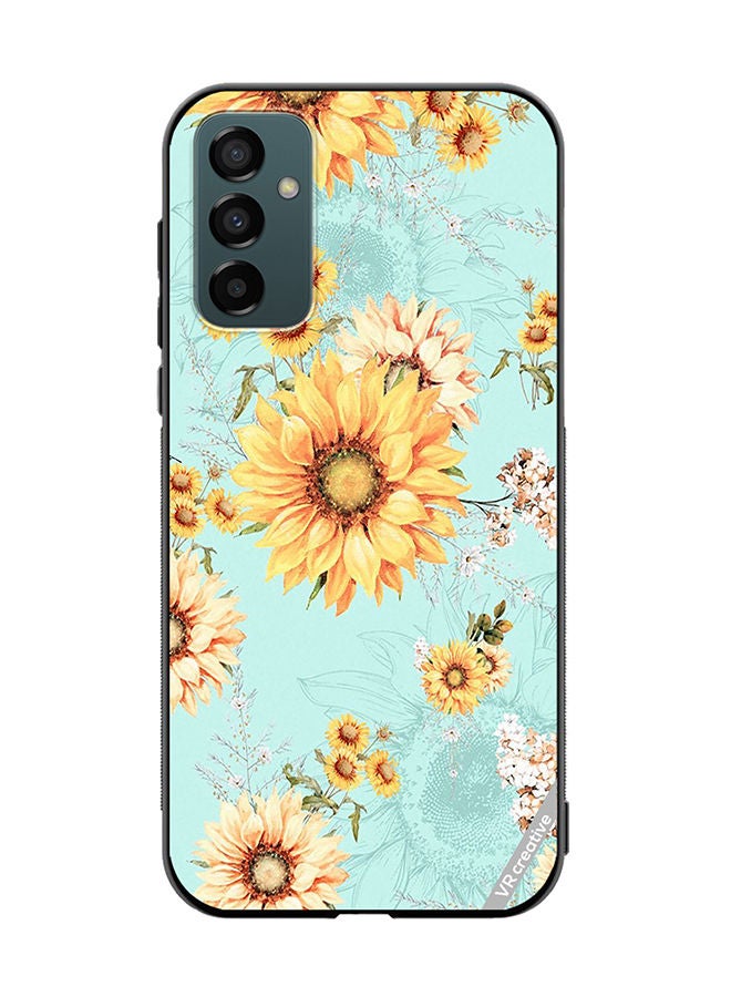 VR CREATIVE Protective Case Cover For Samsung Galaxy M23 Flower Design Multicolour - Image 1