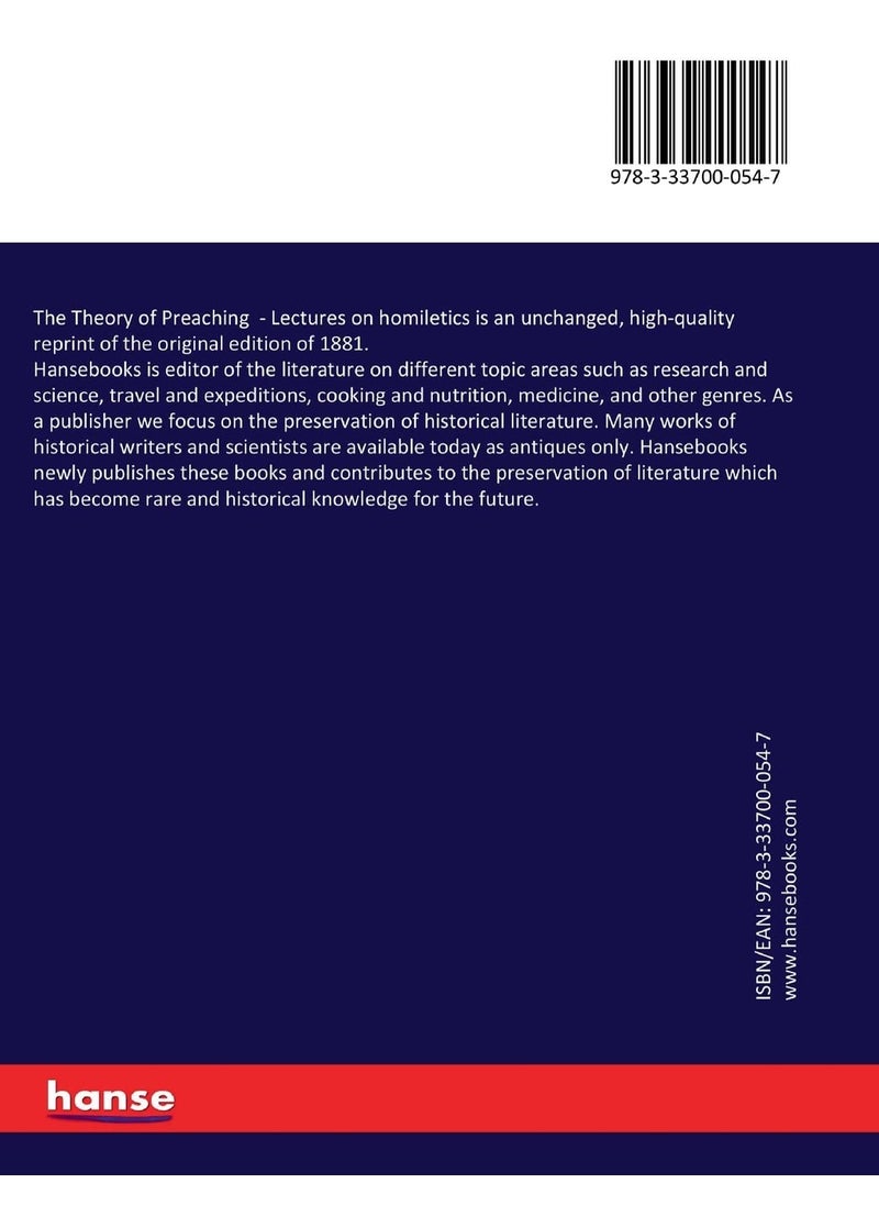 The Theory of Preaching: Lectures on homiletics  - Image 2
