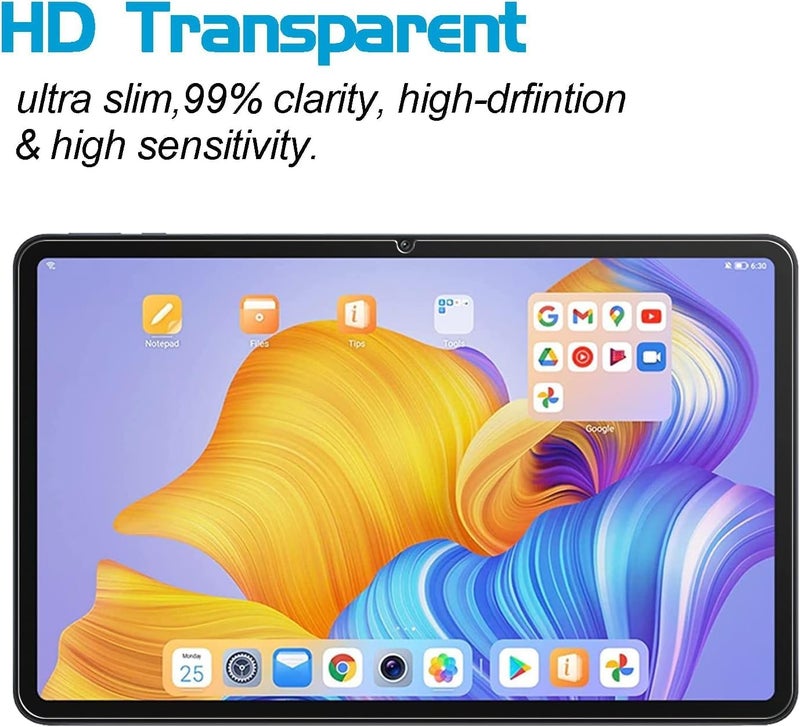 【2 Pack】 For Honor Pad 8 Tablet 12'' Screen Protector 【2.5D Curve】【Tempered Glass】【9H Hardness】【Hd Clear】 Screen Protector For Honor Pad 8 12 Inch (Honor Pad 8 Tablet 12'', Tempered Glass, 2 Pack) - Image 5