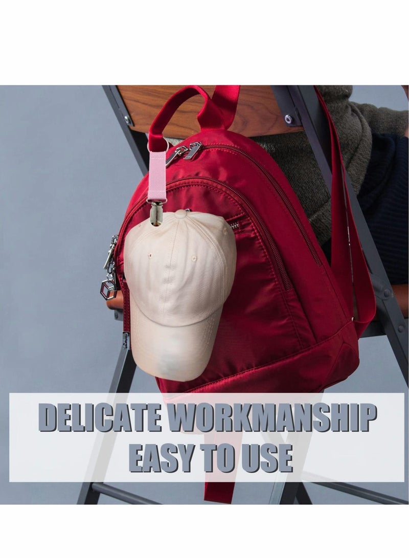 Excefore Hat Clips for Travel, Travel Hat Clips Elastic Strap Cap Keeper Attacher for Baggage Scarf Outdoor Camping Hiking Multifunctional Duck Clip - Image 2