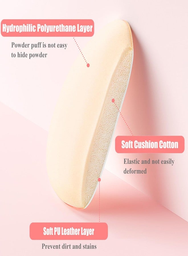 ElegGlo 40 PCS Mini Makeup Puff, Reusable Drop-Shaped Makeup Sponges for Foundation Triangle Finger Soft Setting Sponge Mineral Powder Body Powder Cosmetic Foundation Cosmetic - Image 3