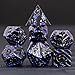 Maywin Inlay Metal Dice Set 7pcs Luxury DND Dice with Decorative Inlay Heavy Zinc Alloy RPG Dice for Tabletop Games - Image 4
