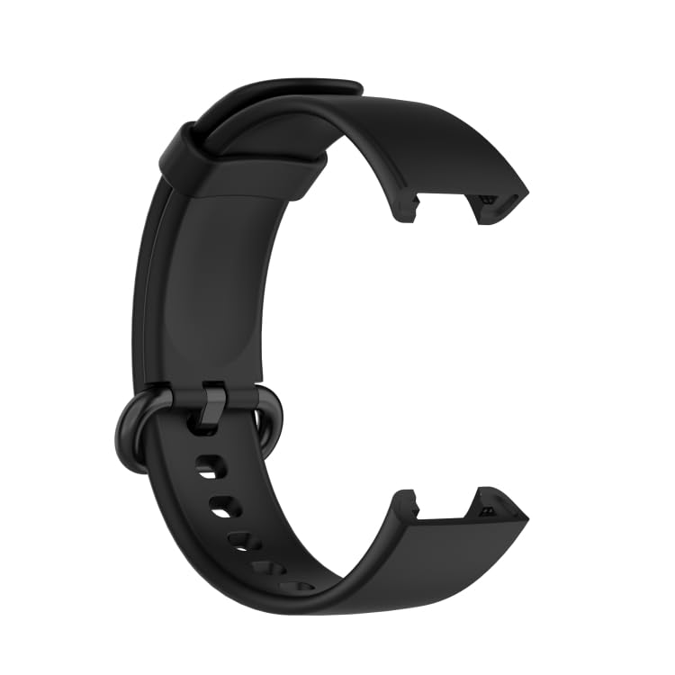 EDNITA Redmi Watch 2 Lite & Redmi GPS Smart Watch Band Strap with Soft Silicone Classic Strap & Secure Buckle - Black & Blue - Pack of 2 - Image 2