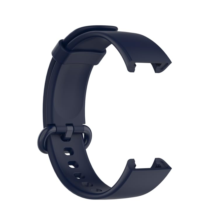 EDNITA Redmi Watch 2 Lite & Redmi GPS Smart Watch Band Strap with Soft Silicone Classic Strap & Secure Buckle - Black & Blue - Pack of 2 - Image 3