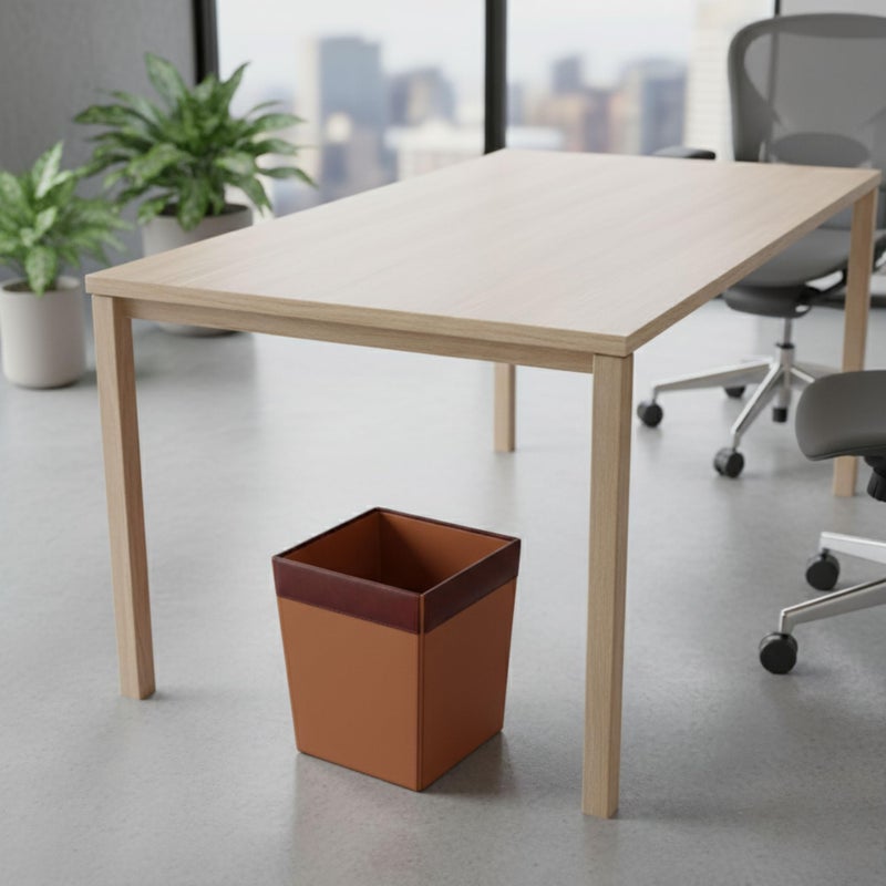 Dacasso سلة مهملات دكاسو من جلد الموكا - Image 2