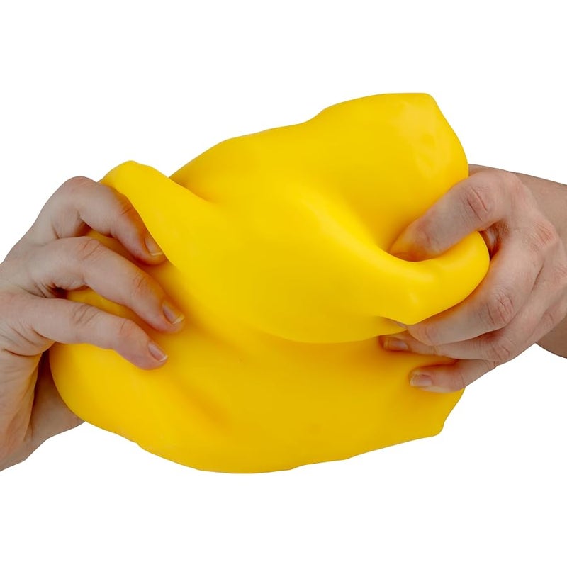 The Orb Factory ORB Easy Sqweezy Super Cheesy - Squeeze This Big, Fun, Squishy, Slow Rising, Extra Soft Giant Block of Cheese for Stress Relief - Original Sensory / Fidget Novelty Toy and Gift for Kids and Adults - Image 5