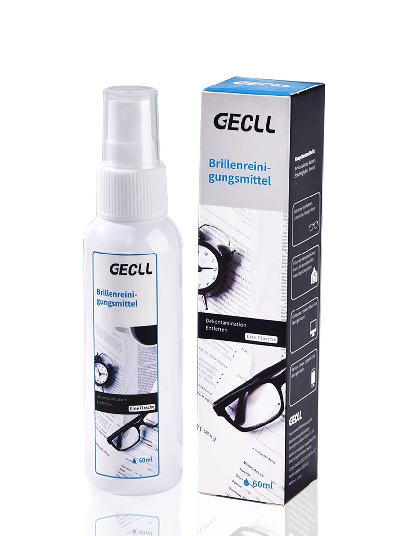 GECLL Spectacle Lens Dekon termination Cleaning And Maintenance Spray 60ML, Safe Professional Grade Formula - Image 1