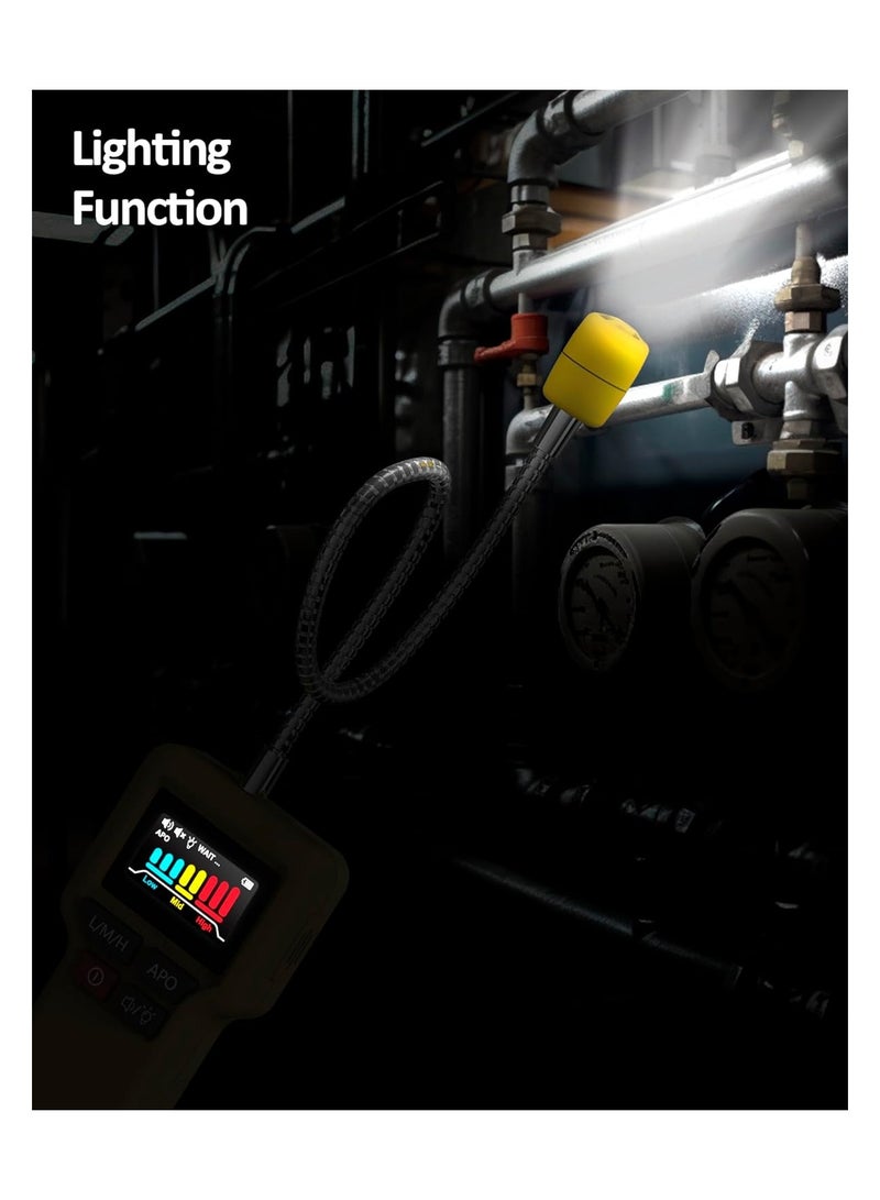 Natural Gas Detector, Portable Gas Leak Sniffer, Locating The Source of Propane, Methane, Butane, Natural Gas, Sewer Gas, LPG and Combustible Gas Leak for Home & RV, Gas Leak Detector(Battery x3) - Image 4