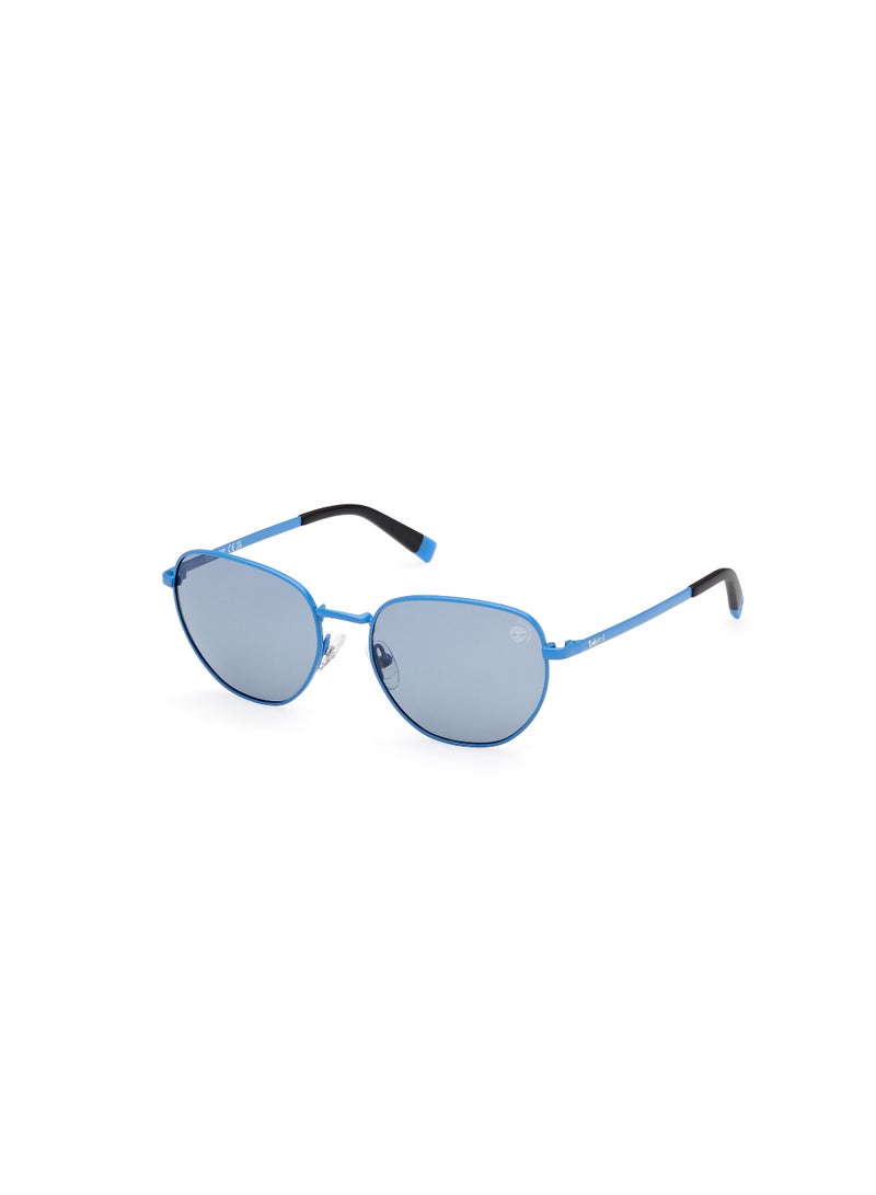 TIMBERLAND FULL RIM TEEN BOY ROUND BLUE METAL SUNGLASSES - Image 1