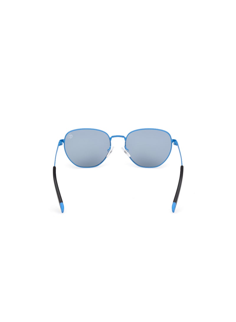 TIMBERLAND FULL RIM TEEN BOY ROUND BLUE METAL SUNGLASSES - Image 4