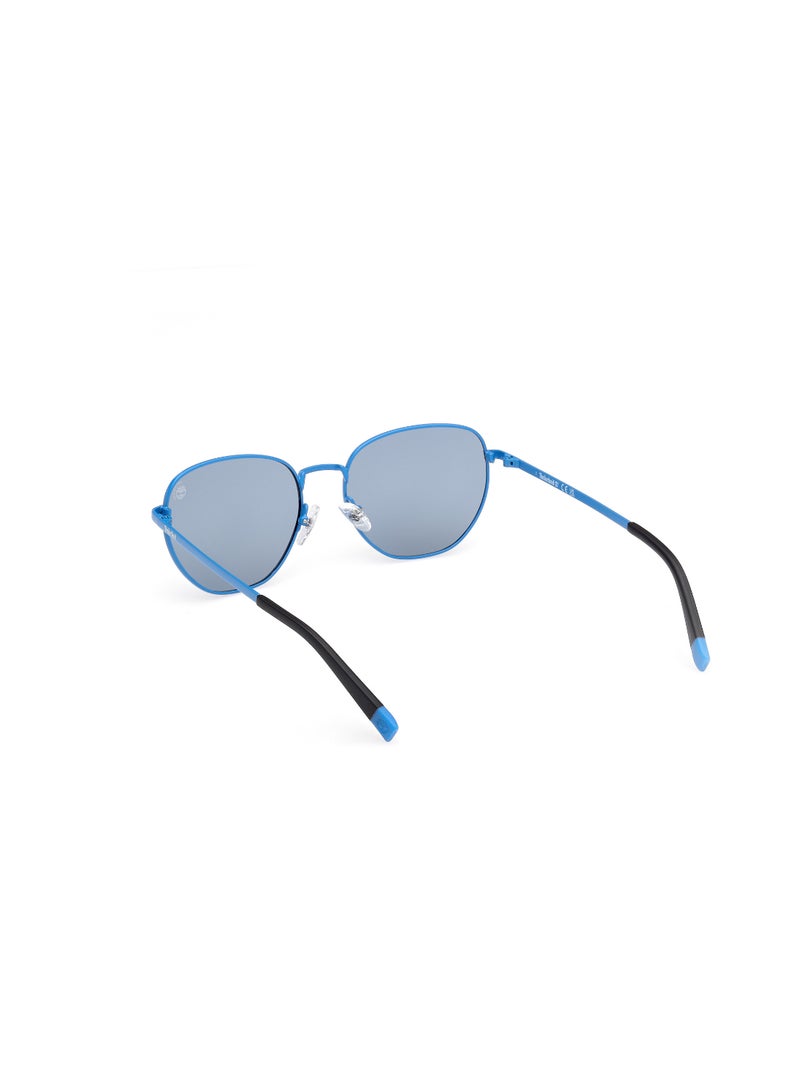 TIMBERLAND FULL RIM TEEN BOY ROUND BLUE METAL SUNGLASSES - Image 3