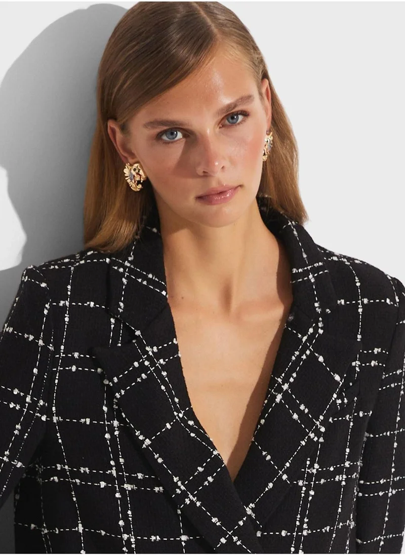 JUNE Button Detail Jacket