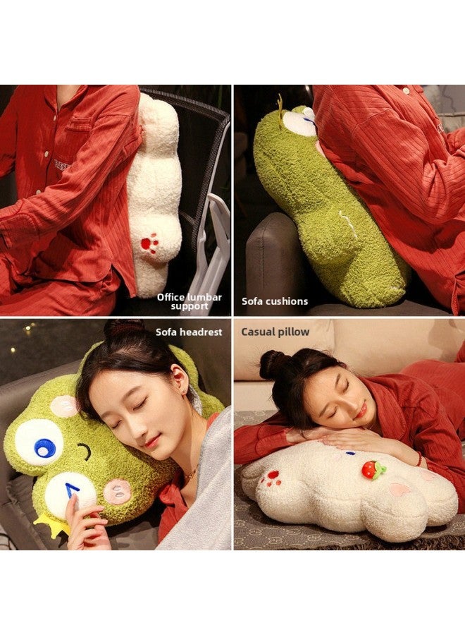 Cartoon Small Animal Doll Pillow Blanket Arctic Velvet Doll Girl Gift Cute Shape Delivery-Color:Cute Rabbit-Height:50cm Pillow - Image 5