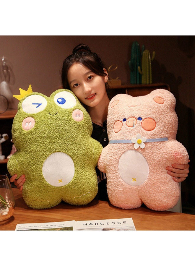 Cartoon Small Animal Doll Pillow Blanket Arctic Velvet Doll Girl Gift Cute Shape Delivery-Color:Cute Rabbit-Height:50cm Pillow - Image 4
