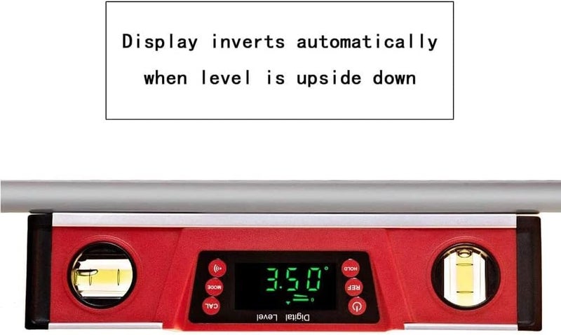2PM TOOLS 10-Inch Digital Torpedo Level and Protractor | Neodymium Magnets | Bright LED Display | V-GROOVE MAGNETIC BASE | IP54 Dust/Water Resistant smart level with Carrying Bag - Image 4