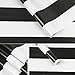 Yifely SimpleLife4U Black and White Stripe Self-Adhesive Shelf Liner Contact Paper 17.7 Inch By 9.8 Feet - Image 2