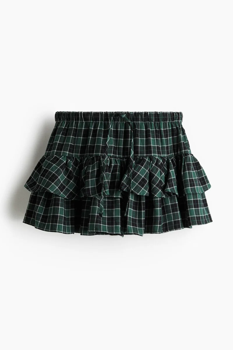 H&M Tiered drawstring skirt
