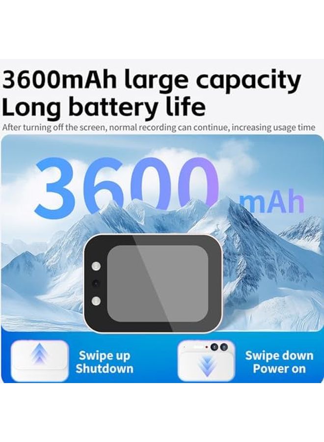 Pink 4K 64MP Digital Camera With Sliding Cover 2.8 Inch Screen 3600mAh Battery For Vlog - Image 5