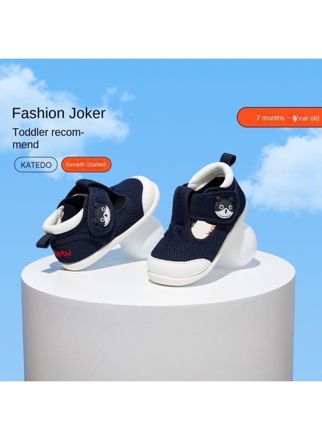 Cartoon Cute Mesh】toddler Shoes For Boys, Girls' Functional Shoes For Autumn, Breathable Soft-soled Pre-walking Shoes For Children - Image 2