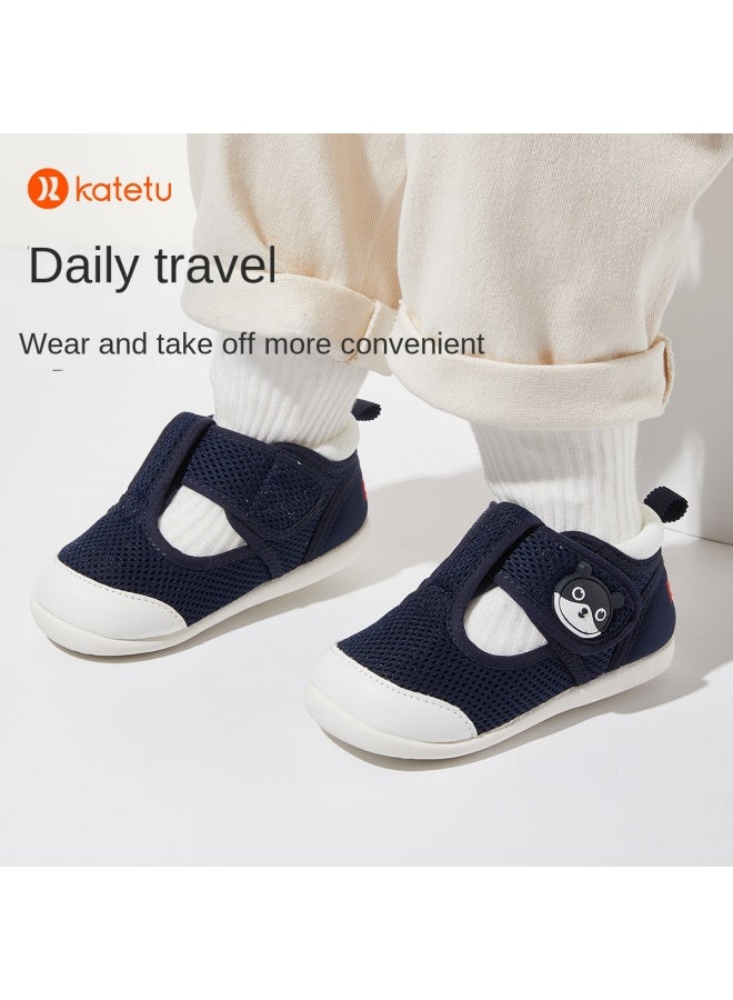 Cartoon Cute Mesh】toddler Shoes For Boys, Girls' Functional Shoes For Autumn, Breathable Soft-soled Pre-walking Shoes For Children - Image 5