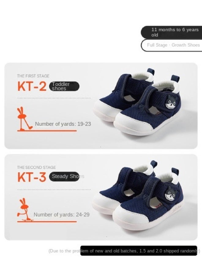 Cartoon Cute Mesh】toddler Shoes For Boys, Girls' Functional Shoes For Autumn, Breathable Soft-soled Pre-walking Shoes For Children - Image 1